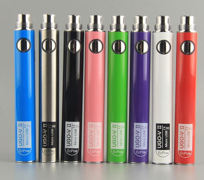 UGO V II Vape Battery 510 Preheating Batteries 650mAh 900mAh Vaporizer Pen Batteries With Micro USB Cables for E cigs Cartridge Atomizers
UGO V II Vape Battery 510 Preheating Batteries 650mAh 900mAh Vaporizer Pen Batteries With Micro USB Cables for E cigs Cartridge Atomizers
