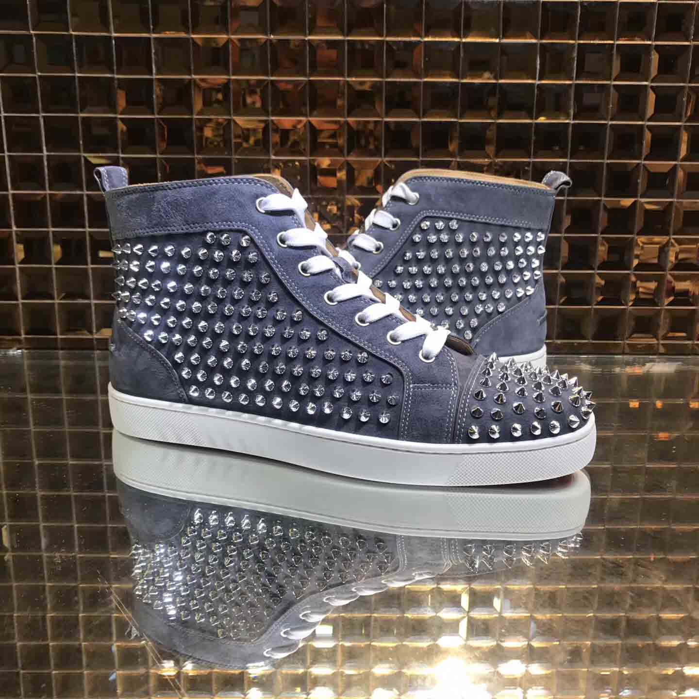 2020 designer shoes men women fashion spike sneakers black red white blue leather suede Graffiti flat bottoms luxury casual shoe size 36-47
2020 designer shoes men women fashion spike sneakers black red white blue leather suede Graffiti flat bottoms luxury casual shoe size 36-47
