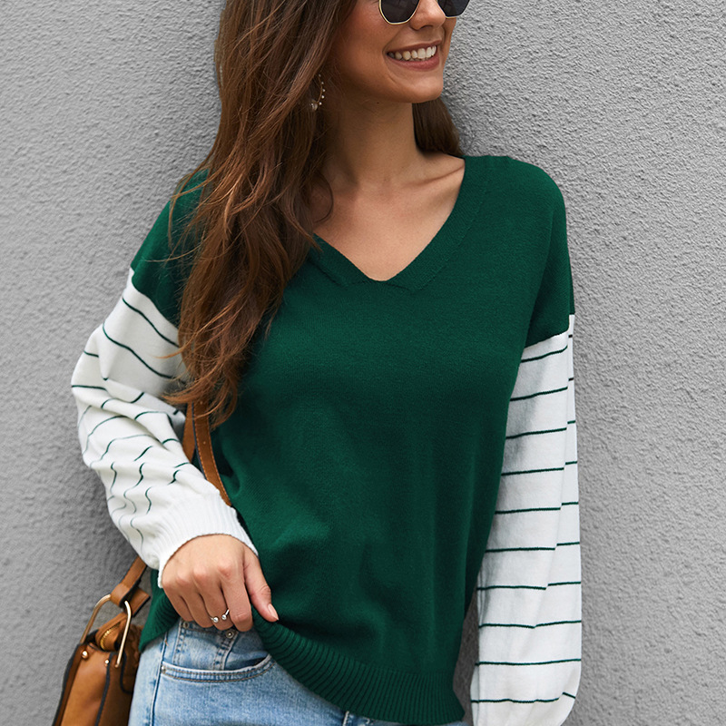High quality autumn winter stripe T Shirt Women Striped Tshirt Knitted Cotton 2019 Korean T-Shirt Woman Clothes Tee Shirt