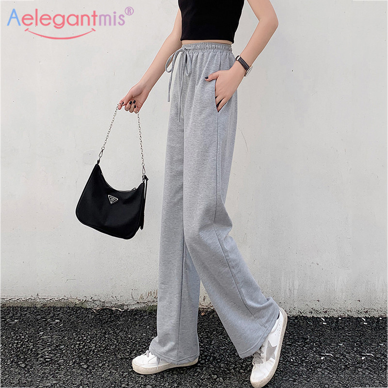 Aelegantmis Fashion Loose Women Wide Leg Pants Plus Size Casual Long Pants Female Harem Ladies Grey Leisure Sport Trousers, Black
Aelegantmis Fashion Loose Women Wide Leg Pants Plus Size Casual Long Pants Female Harem Ladies Grey Leisure Sport Trousers, Black