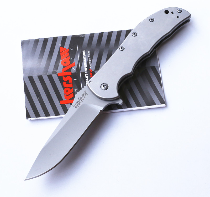Original Kershaw 3655 Cryo Assisted Grey titanium Tactical Folding Knives 8Cr13Mov 58HRC Camping Hunting Survival Pocket Knives Utility tool 
Original Kershaw 3655 Cryo Assisted Grey titanium Tactical Folding Knives 8Cr13Mov 58HRC Camping Hunting Survival Pocket Knives Utility tool