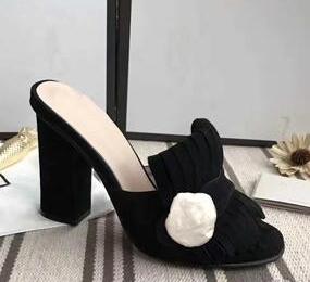 Classic luxurious Sandals Lady Summer 2019 Designer's Brand Sandals Metal buckle Leather Suede sexy high-heeled women's slippers, Black
Classic luxurious Sandals Lady Summer 2019 Designer's Brand Sandals Metal buckle Leather Suede sexy high-heeled women's slippers, Black