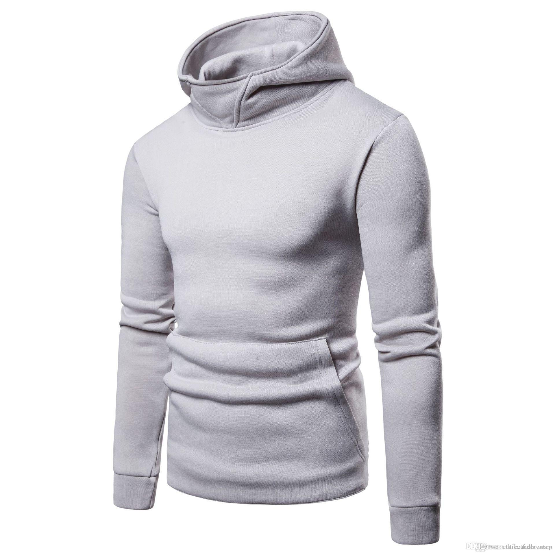Mens Solid Hoodies … - image