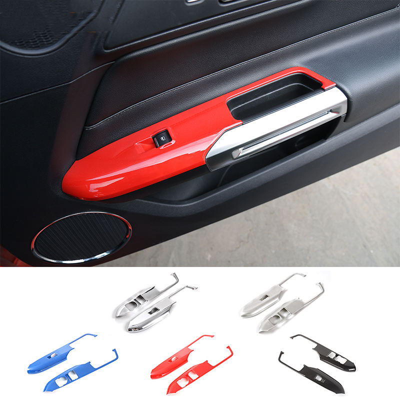 Car Window Lift Panel Decoration Cover ABS Accessories For Ford Mustang 2015+ Car Auto Interior Accessories
Car Window Lift Panel Decoration Cover ABS Accessories For Ford Mustang 2015+ Car Auto Interior Accessories