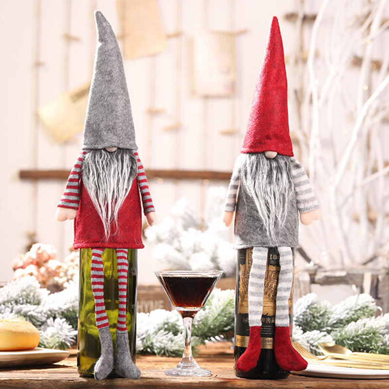 Christmas Wine Cover Wine Bottle Covers New Year Xmas Party Dinner Decorations Supplies Santa Claus Doll Decors
Christmas Wine Cover Wine Bottle Covers New Year Xmas Party Dinner Decorations Supplies Santa Claus Doll Decors