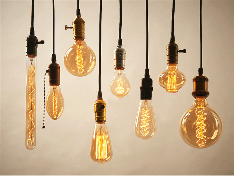 Retro Edison Light Bulb E27 110V 220V 40W ST64 A19 T10 T45 T185 Filament Vintage Ampoule Incandescent Bulb Edison Lamp