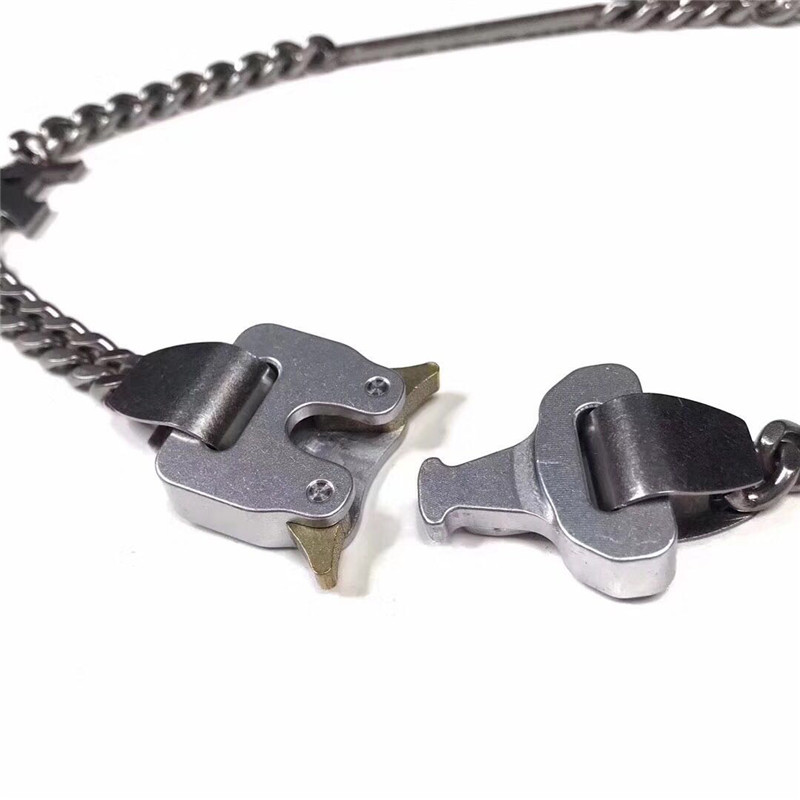 Hero chain ALYX STUDIO Metal Chain necklace Bracelet belts Men Women Hip Hop Outdoor Street Accessories