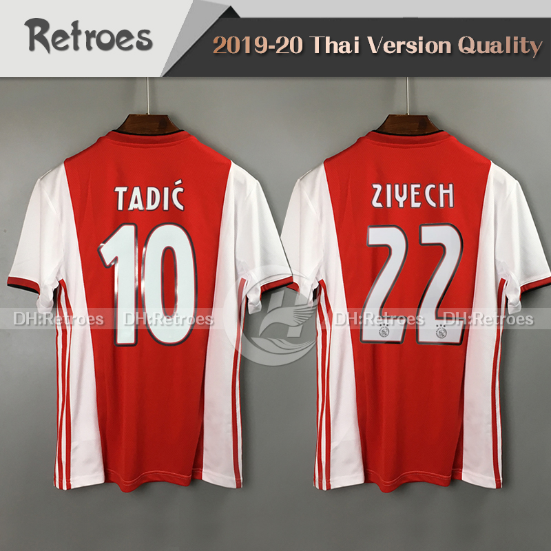 19 20 AJAX FC soccer jersey Home #21 DE JONG #10 TADIC DE LIGT ZIYECH VAN BEEK NERES 2019 away classic football shirt, Black;yellow
19 20 AJAX FC soccer jersey Home #21 DE JONG #10 TADIC DE LIGT ZIYECH VAN BEEK NERES 2019 away classic football shirt, Black;yellow