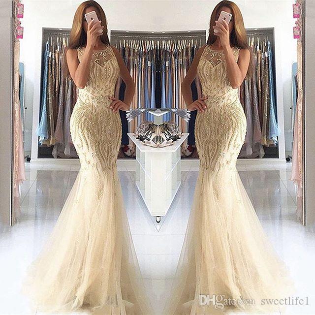 2020 Luxury Elegant Crystals Beaded Evening Dresses Mermaid Tulle Formal Occasion Party Gown robes de soirée, Water melon
2020 Luxury Elegant Crystals Beaded Evening Dresses Mermaid Tulle Formal Occasion Party Gown robes de soirée, Water melon