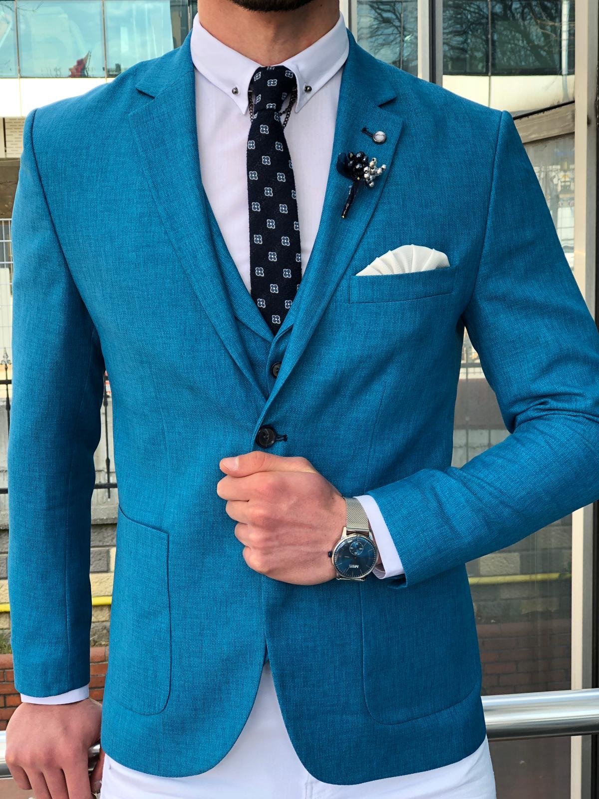 blue formal mens suits wedding tuxedos grooms bride men dinner wear blazers outfits sets business suit jacketsvests