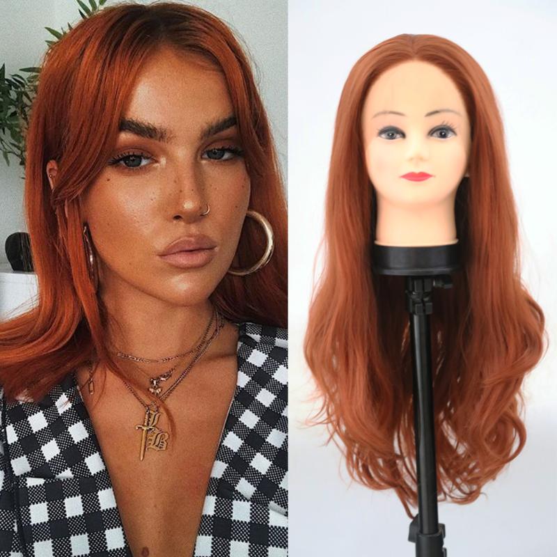 QUINLUX WIGS Copper Red Long Wavy Wig For Black Women/Girl Daily Use Synthetic Front Wigs High Temperature Heat Fiber Cosplay, As pic
QUINLUX WIGS Copper Red Long Wavy Wig For Black Women/Girl Daily Use Synthetic Front Wigs High Temperature Heat Fiber Cosplay, As pic