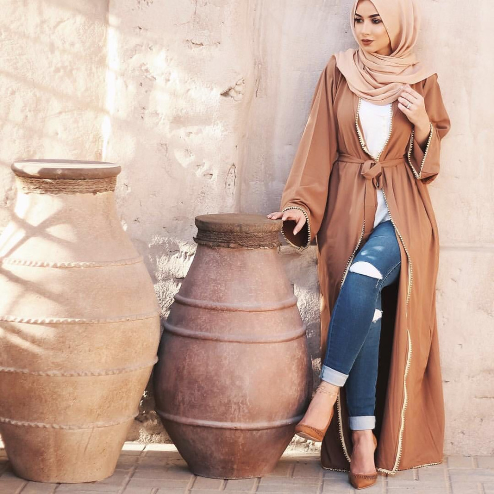 Muslim Open Abaya Beading Maxi Dress Cardigan Full-length Long Robe Gowns Tunic Kimono Jubah Ramadan Dubai Arab Islamic Clothing
Muslim Open Abaya Beading Maxi Dress Cardigan Full-length Long Robe Gowns Tunic Kimono Jubah Ramadan Dubai Arab Islamic Clothing
