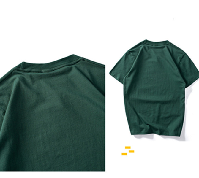 Summer New Original Trendy Personality Simple Pattern Printed Short-sleeved Cotton Round Neck Men's And Women's Short-sleeved T-shirt