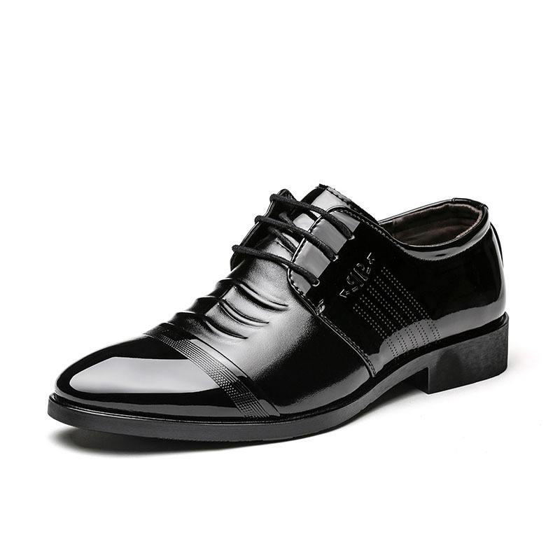 Hot Sale-leather black formal shoes men office shoes men wedding shoes zapatos para hombre sapatos masculinos heren schoenen erkek ayakkabi