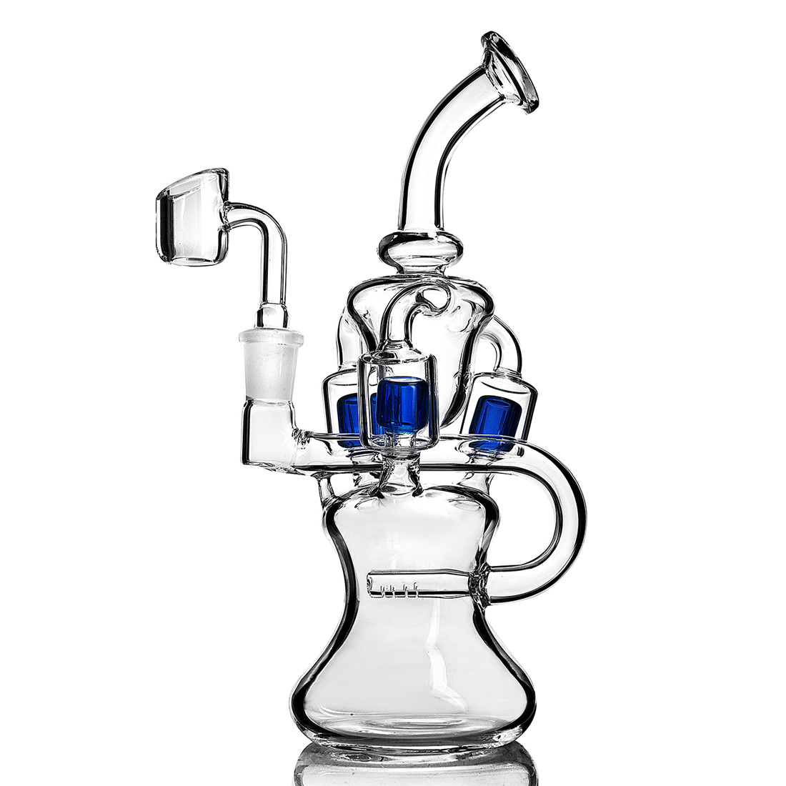 New design glass bong dab rig with inline colored perc double function water pipe shisha 14mm joint bongs for smoking 9" tall
New design glass bong dab rig with inline colored perc double function water pipe shisha 14mm joint bongs for smoking 9" tall