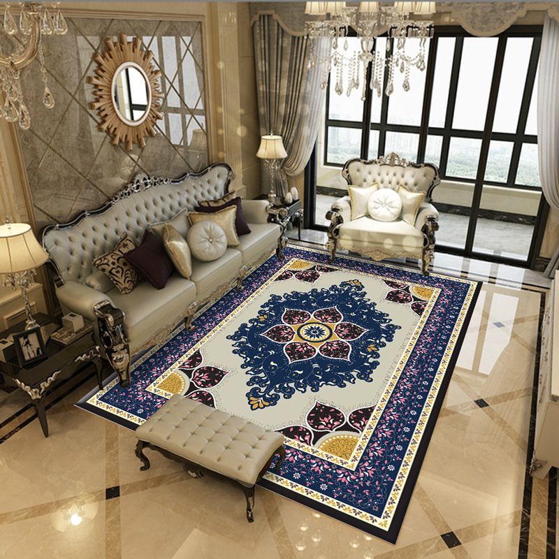 Living Room Modern Persian Carpet Rug Non-slip European-style Bedroom Rug Bedside Living Room Floor Doormat
Living Room Modern Persian Carpet Rug Non-slip European-style Bedroom Rug Bedside Living Room Floor Doormat