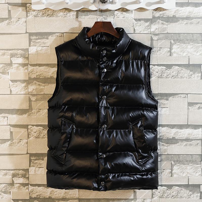 Autumn Winter Men Vest Glossy Jacket European Luxury Same Style Plus Size Couples Jacket Women Waistcoat High Quality, Black
Autumn Winter Men Vest Glossy Jacket European Luxury Same Style Plus Size Couples Jacket Women Waistcoat High Quality, Black