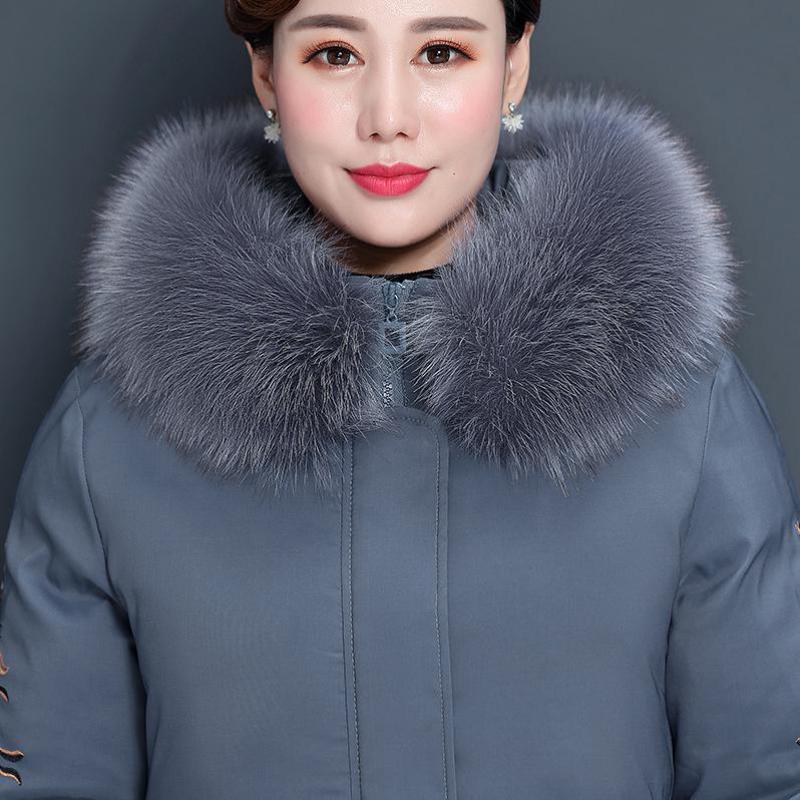 Autumn and winter coats in the long paragraph parka fashion mother loaded winter large size down cotton embroidered down cotton, Black
Autumn and winter coats in the long paragraph parka fashion mother loaded winter large size down cotton embroidered down cotton, Black