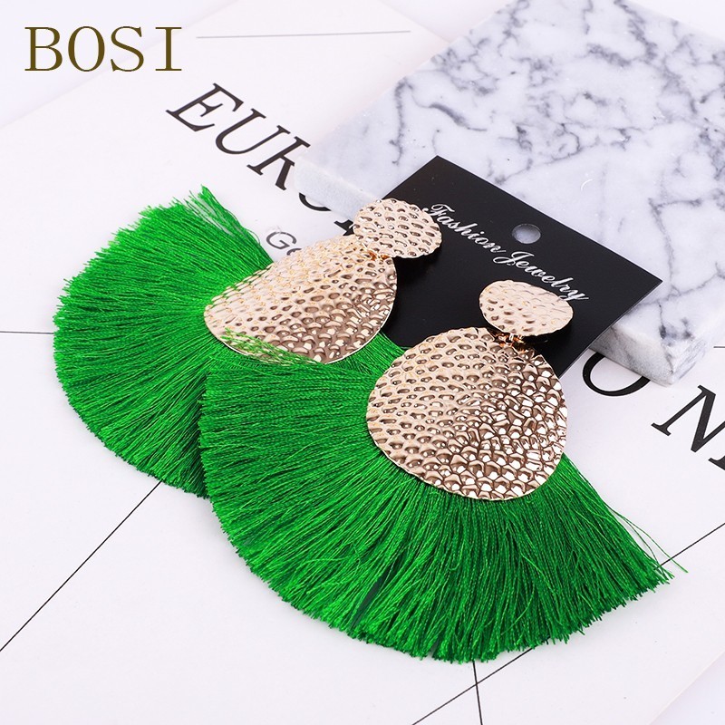Tassel Green Earring Bohemian Statement Long Earring jewelry Handmade Women Geometric Fringe Fashion Big Wedding gold New
Tassel Green Earring Bohemian Statement Long Earring jewelry Handmade Women Geometric Fringe Fashion Big Wedding gold New