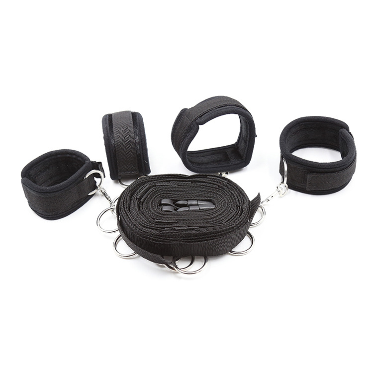 Bondage Gear sous le système de retenue de lit BDSM Play Love Play Conception simple Black Kit Fetish Item for Love Couple Livraison gratuite dan