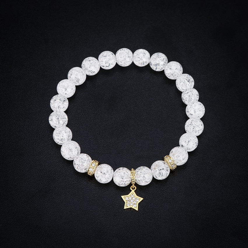 Popcorn crystal star bracelet group women's simple and exquisite sweet temperament wrist jewelry