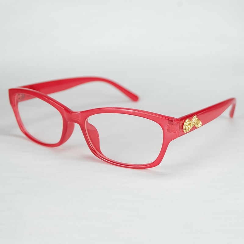 2021New Small Size Women Beautiful Optical Glasses Frame Special Baroque Style Dimensional Golden Rose Carving Decoration