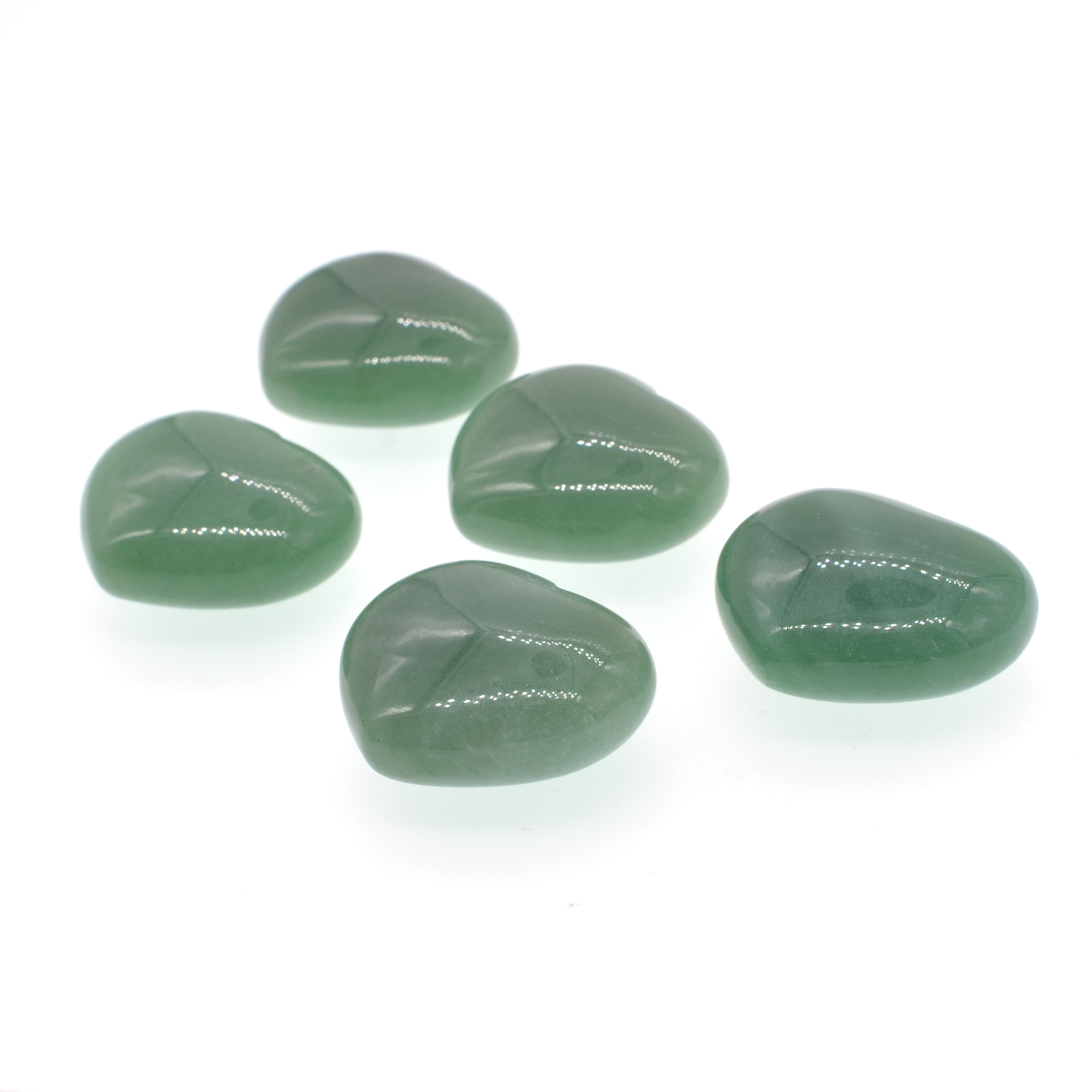 Natural stone heart non-porous home decoration toys for multiple purposes