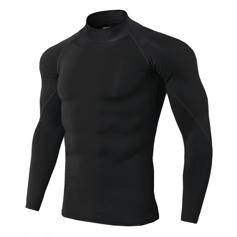 Mens Running Sport Shirts Gym Fitness Compression Skinny t shirt Male Jogging Training Black Solid Tee Tops Crossfit Sportswear
Mens Running Sport Shirts Gym Fitness Compression Skinny t shirt Male Jogging Training Black Solid Tee Tops Crossfit Sportswear
