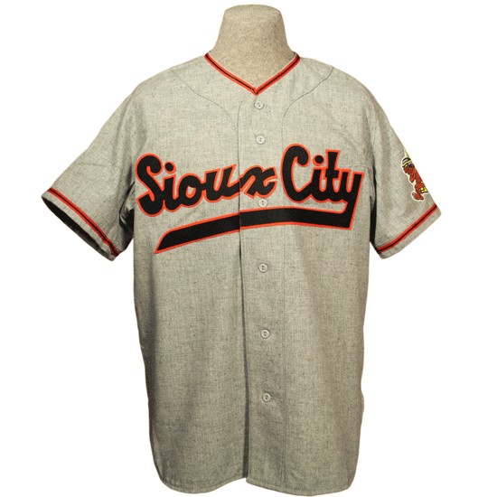 Sioux City Soos 1951 Road Jersey 100% Stitched Embroidery Logos Vintage Baseball Jerseys Custom Any Name Any Number Free Shipping, Grey any name any number
Sioux City Soos 1951 Road Jersey 100% Stitched Embroidery Logos Vintage Baseball Jerseys Custom Any Name Any Number Free Shipping, Grey any name any number
