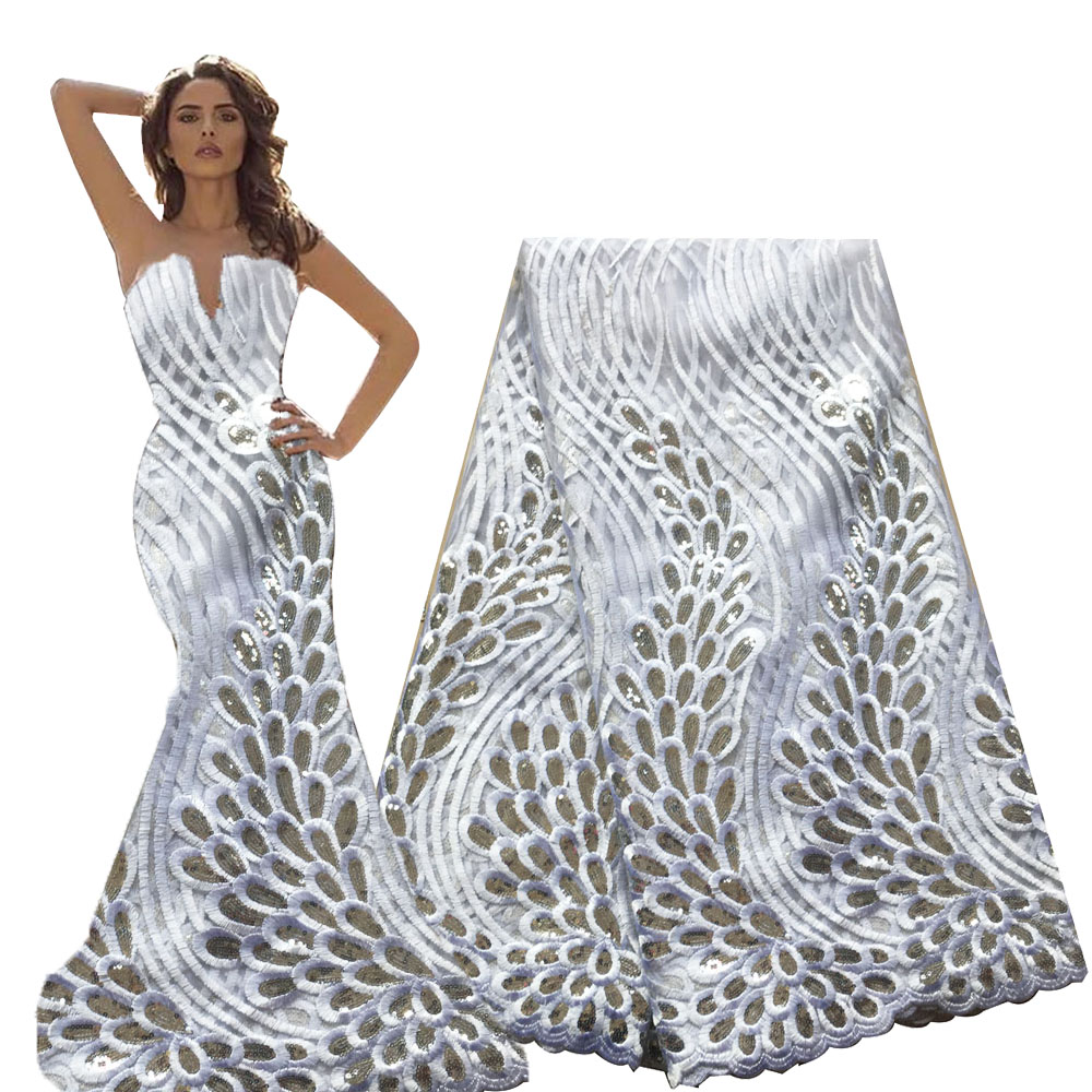 New arrival african sequin lace fabric 2020 high quality lace silver white french lace fabric 5 yards for nigerian aso ebi dress, Black;white
New arrival african sequin lace fabric 2020 high quality lace silver white french lace fabric 5 yards for nigerian aso ebi dress, Black;white