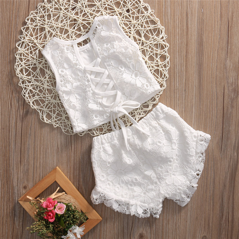 CANIS White Sweet Toddler Kids Girls Lace Crochet Bow Back Tops Shorts Outfits 2PCS Set Clothes 2-7T
CANIS White Sweet Toddler Kids Girls Lace Crochet Bow Back Tops Shorts Outfits 2PCS Set Clothes 2-7T