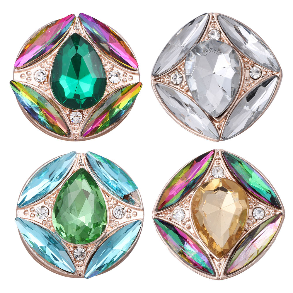 Gingersnap Button Jewelry Rhinestone Flower 18mm Metal Snap Buttons Fit Snap Button Bracelet for Women Jewelry VN-2047
Gingersnap Button Jewelry Rhinestone Flower 18mm Metal Snap Buttons Fit Snap Button Bracelet for Women Jewelry VN-2047