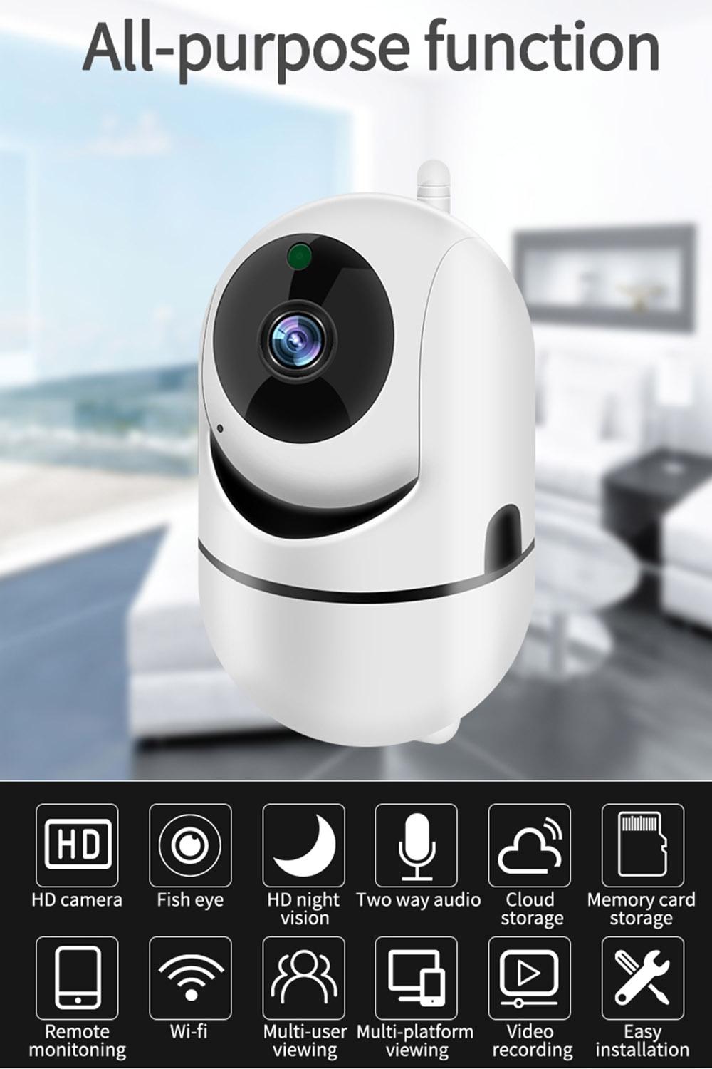 1080P Cloud Wireless IP Camera Intelligent Auto Tracking Of Human Home Security Surveillance CCTV Network Mini Wifi Cam