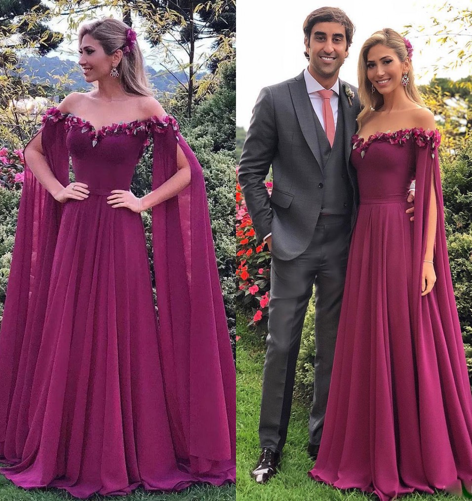 2019 Formal Dresses Evening Wear Long Sleeves Off The Shoulder Appliques Chiffon Prom Dress Long Pleats Cheap African Party Gowns Vestidos, White
2019 Formal Dresses Evening Wear Long Sleeves Off The Shoulder Appliques Chiffon Prom Dress Long Pleats Cheap African Party Gowns Vestidos, White