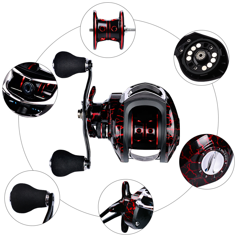 High Quality Metal 181 axis vertical Fishing Reel 7 1 1 Gear Ratio High Speed Spinning Reel Carp Fishing Reels For Saltwater375