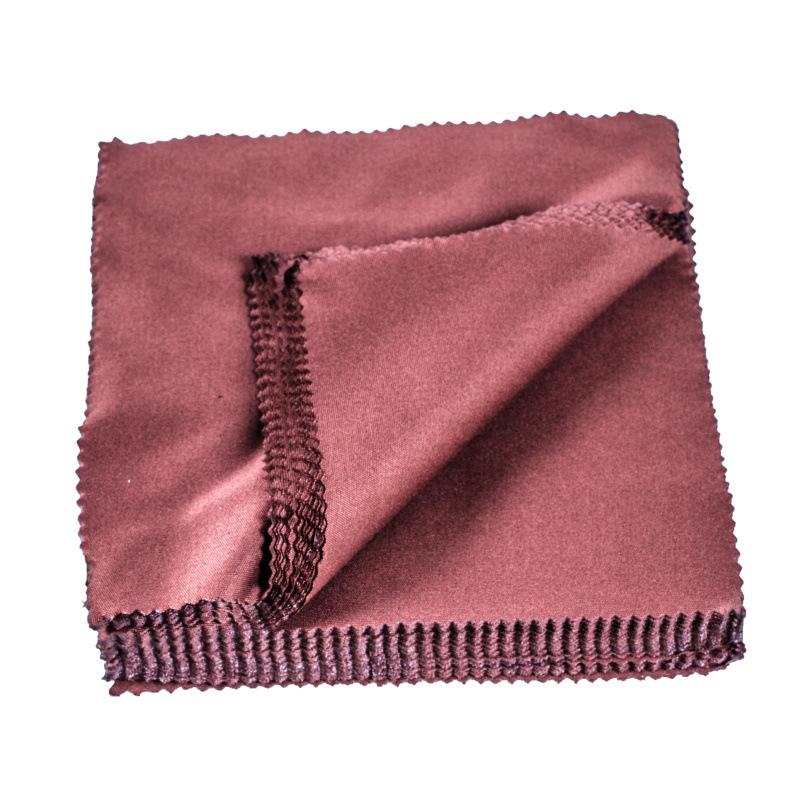 Brown Microfiber Glasses Cloth Glasses Wipes Mobile Phone Screen Cleaning Cloth
