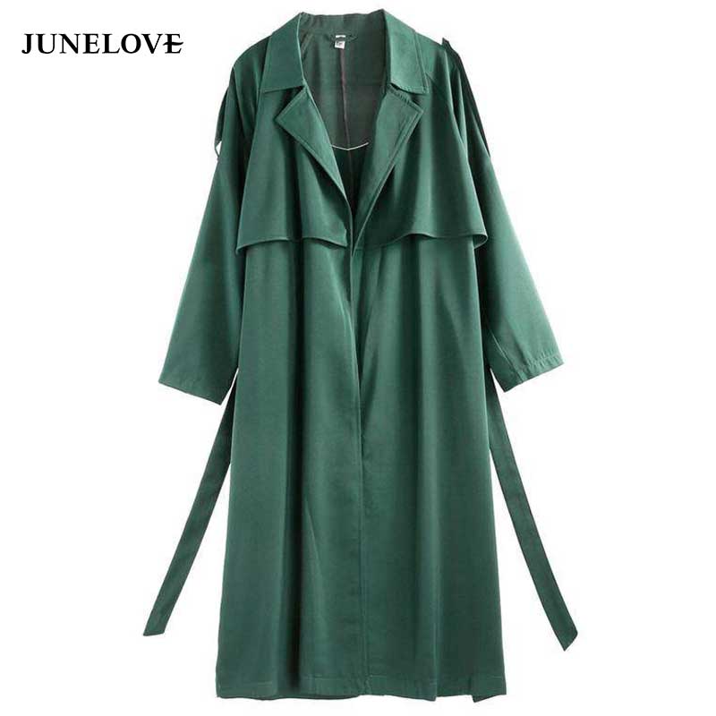 JuneLove 2020 Spring Casual Windbreaker Thin Women Coat Lady Long Sleeve Belt Slim Coats Female turn down collar Korean Trench, Black
JuneLove 2020 Spring Casual Windbreaker Thin Women Coat Lady Long Sleeve Belt Slim Coats Female turn down collar Korean Trench, Black