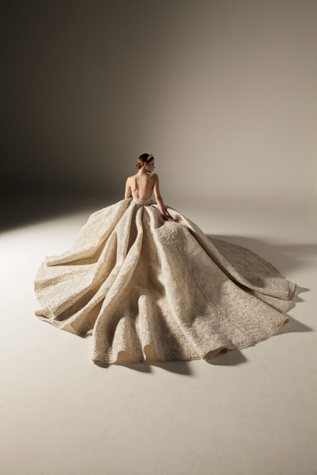 luxury krikor jabotian wedding dresses strapless lace beads crystals chapel bridal gowns plus size wedding gown robe de marie custom