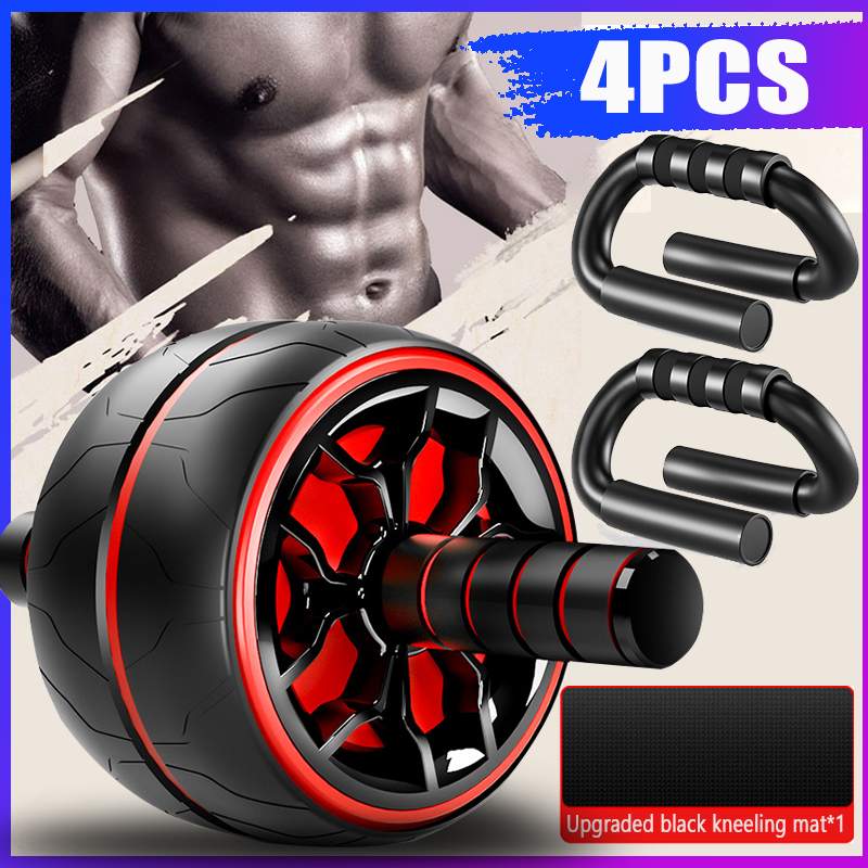 Muscle Exercise Equipment Home Fitness Equipment Abdominal Power Wheel Ab Roller with Knee Mat Gym Roller Trainer Training, Black
Muscle Exercise Equipment Home Fitness Equipment Abdominal Power Wheel Ab Roller with Knee Mat Gym Roller Trainer Training, Black