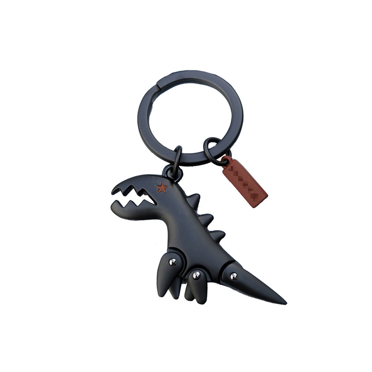 New 2020 Creative 3D Dinosaur Key chain Keychain Ring for Men Novelty Trinket High Quality Zinc Alloy Key holder