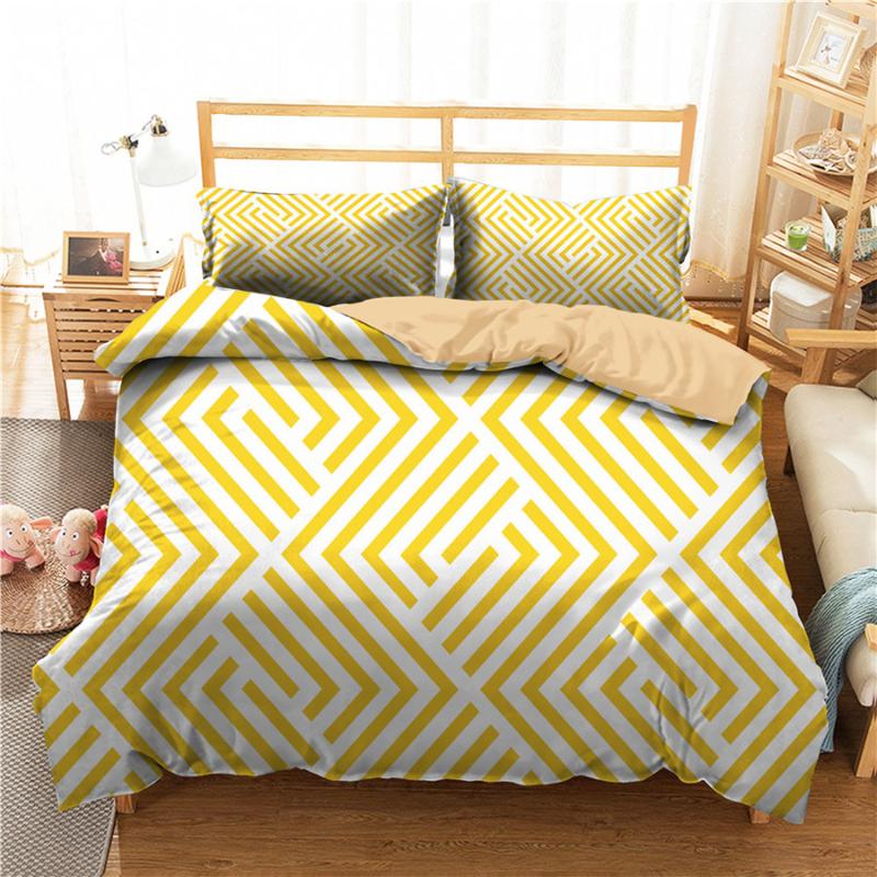 A Bedding Set 3D Printed Duvet Cover Bed Set Geometric Plaid Home Textiles for Adults Bedclothes with Pillowcase #GZ14, As pic
A Bedding Set 3D Printed Duvet Cover Bed Set Geometric Plaid Home Textiles for Adults Bedclothes with Pillowcase #GZ14, As pic