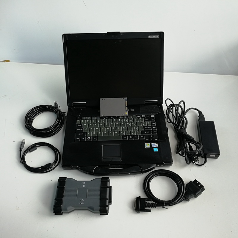 MB STar C6 SD VCI SD DOIP CAN Connect Auto Diagnosis Tools with Used Laptop CF52 I5 8G harddisk V12.2023 Ready to work
