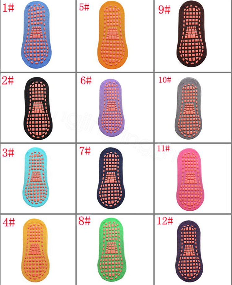 Silicone non-slip socks bottom indoor children's early education yoga trampoline socks home floor sports baby sock for 1-4years T1I1826
