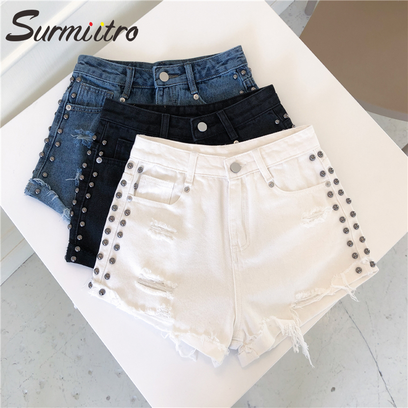 Surmiitro Plus Size 5XL Korean Summer Shorts Women 2020 White Black Blue Lady Ripped Short Jeans High Waist Denim Shorts Female
Surmiitro Plus Size 5XL Korean Summer Shorts Women 2020 White Black Blue Lady Ripped Short Jeans High Waist Denim Shorts Female