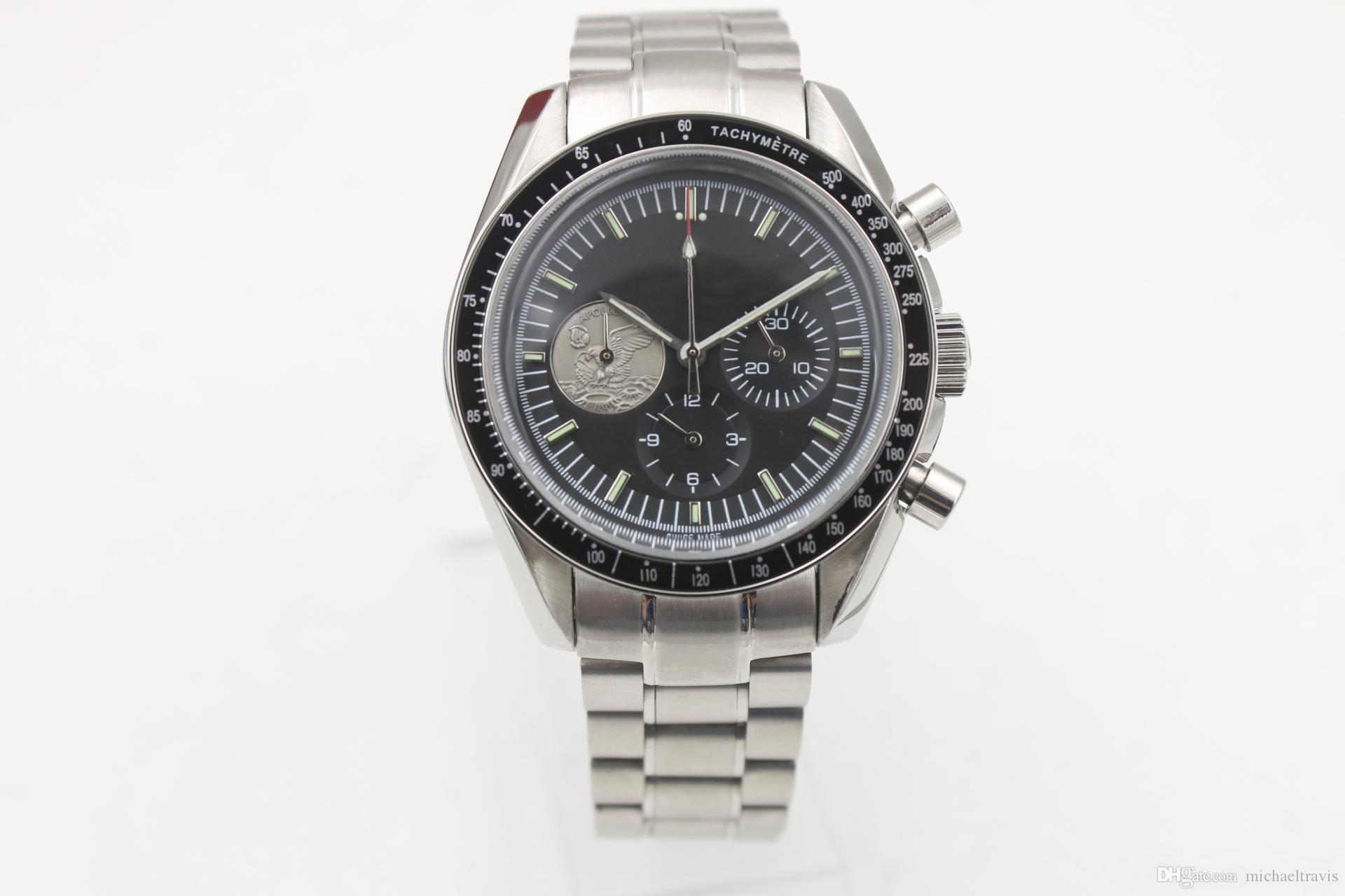 2019 hot sale Men quartz Chronograph watch moon master Master sapphire steel buckle stainless steel mens watch free shipping, Make waterproof
2019 hot sale Men quartz Chronograph watch moon master Master sapphire steel buckle stainless steel mens watch free shipping, Make waterproof