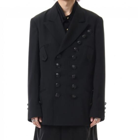 6XL Hot 2020 Spring Men' New Fashion Personalized Large size customization Double-breasted multi-button loose jacket, Black
6XL Hot 2020 Spring Men' New Fashion Personalized Large size customization Double-breasted multi-button loose jacket, Black