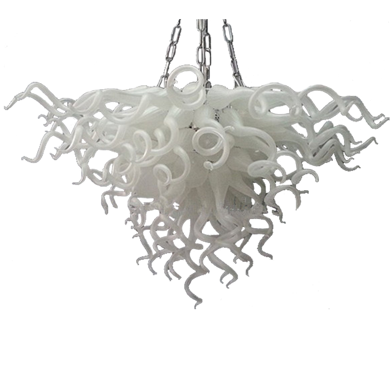 Modern White Crystal Chandeliers for Livingroom Bedroom Indoor Lamp Lustres Hand Blown Glass Chandelier Light Fixture
Modern White Crystal Chandeliers for Livingroom Bedroom Indoor Lamp Lustres Hand Blown Glass Chandelier Light Fixture