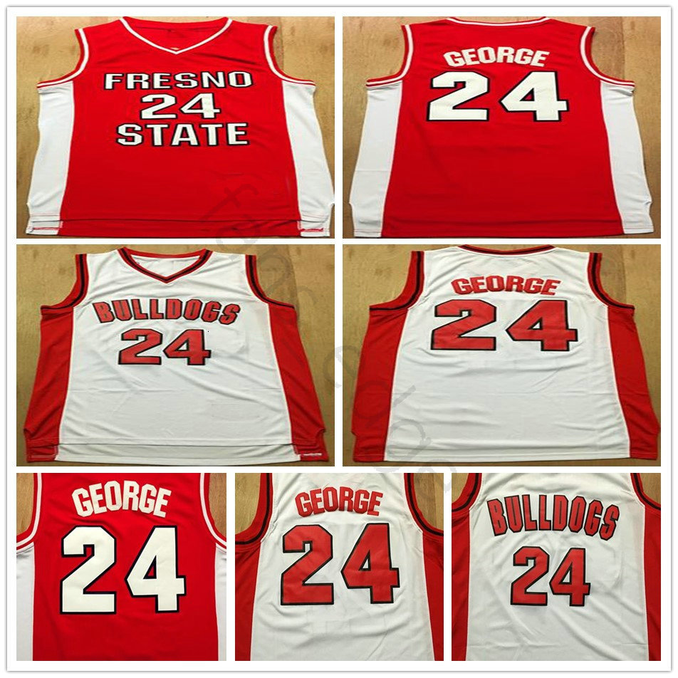 NCAA Fresno State Bulldogs Paul #24 George College Basketball Jersey Stitched Red WHITE Paul George 24 University Basketball Shirts S-XXL
NCAA Fresno State Bulldogs Paul #24 George College Basketball Jersey Stitched Red WHITE Paul George 24 University Basketball Shirts S-XXL
