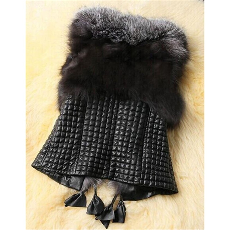 Hot Gilet Female 2020 Black Faux Fur Vest Warm Winter Fur Jacket Coats for Women Colete Feminino Female Waistcoat Vest