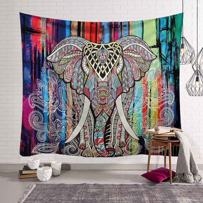 150200cm ethnic indian tapestry Thailand elephant wall hanging boho decor animal print tapestries cloth bedspread modern tenture
150200cm ethnic indian tapestry Thailand elephant wall hanging boho decor animal print tapestries cloth bedspread modern tenture